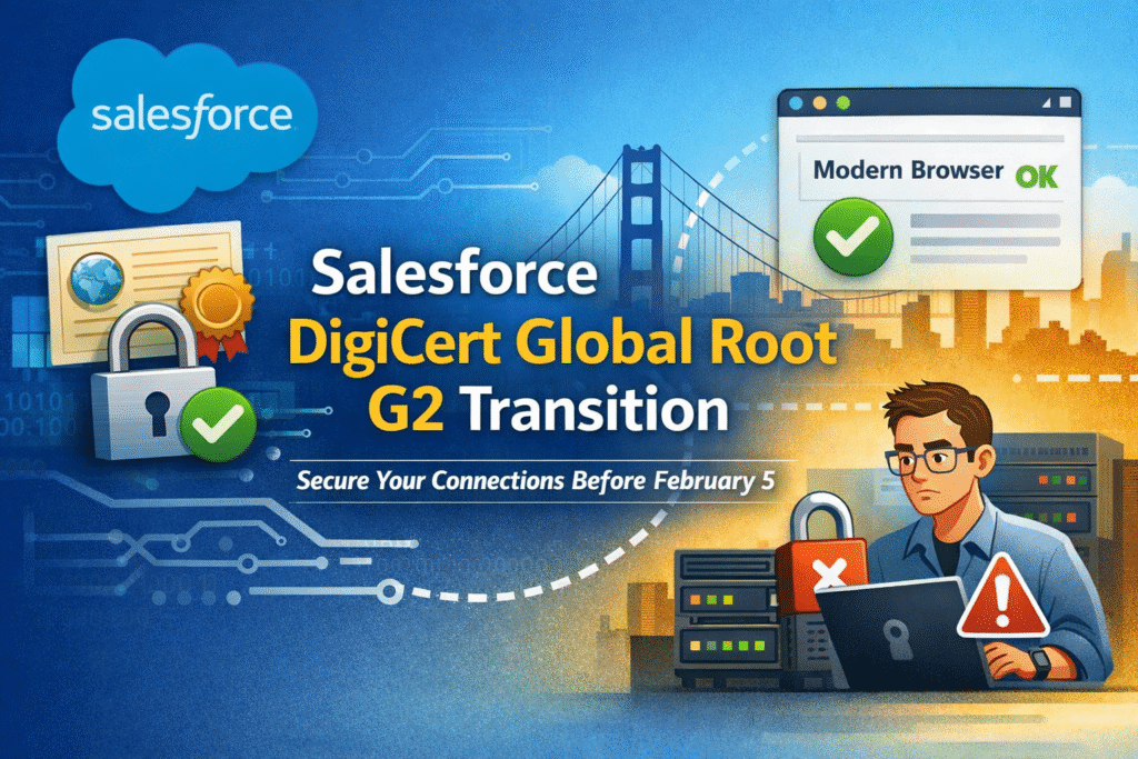 Salesforce DigiCert Global Root G2 Transition: What It Means and What We Need to Do